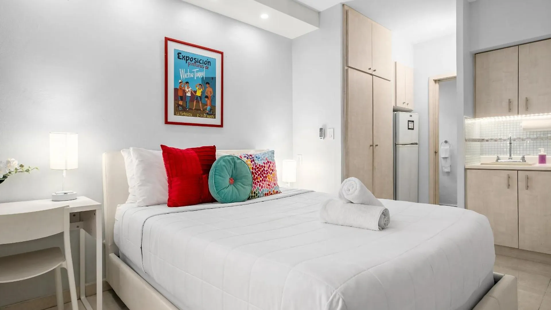 아파트 Prime Location At Condado Beach Queen Studio - Apt 10 산후안 푸에르토리코